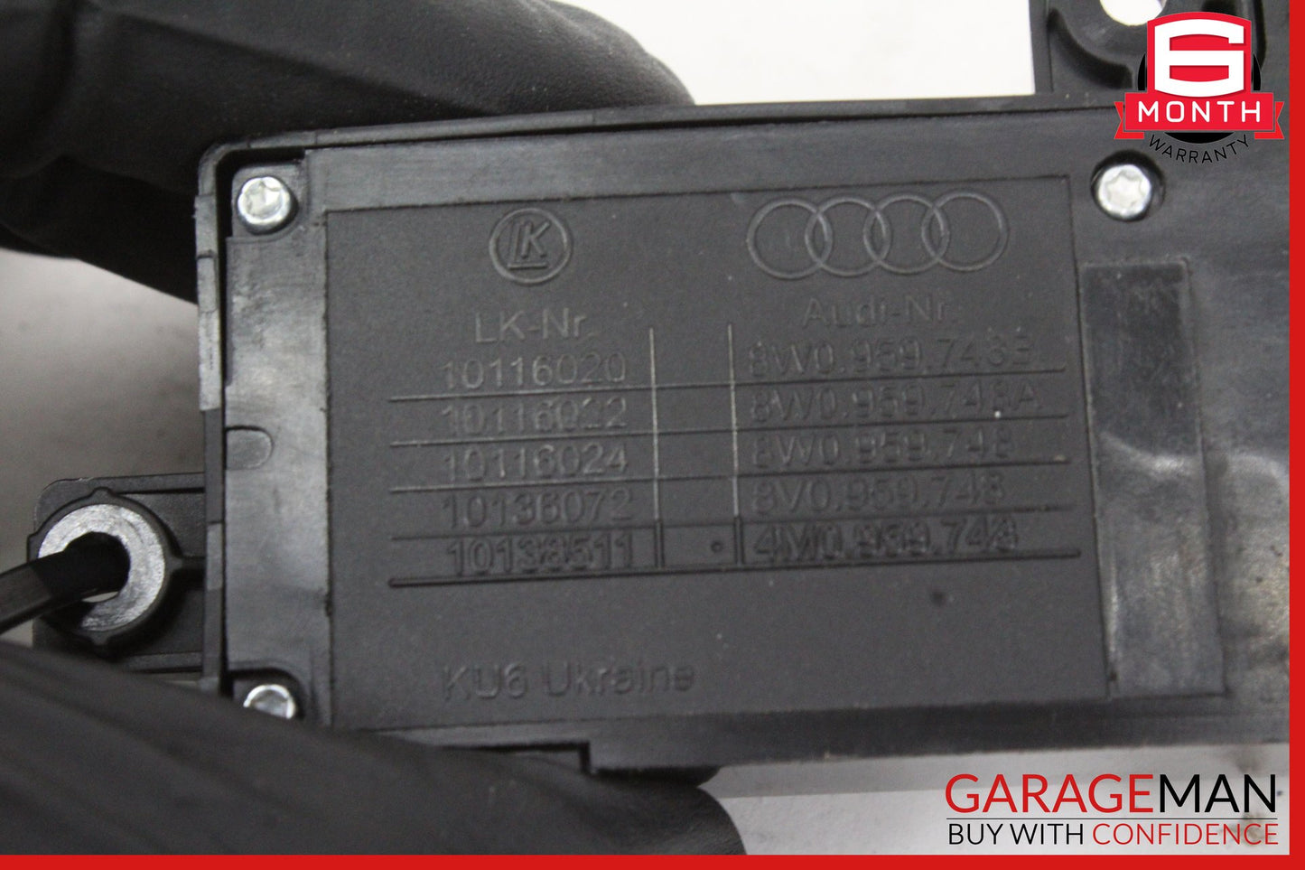 2015-2024 Audi A4 Front Right Side Seat Adjustment Switch 8W0959748B OEM