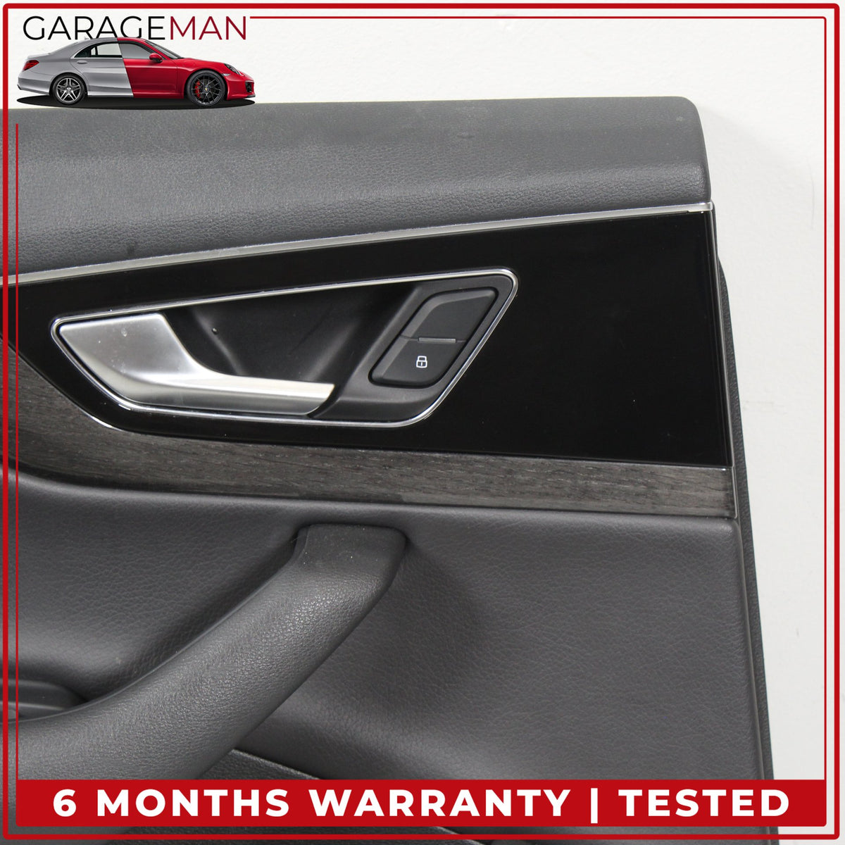 2017-2019 Audi Q7 Rear Left Driver Side Interior Door Trim Panel 4M0867305G OEM