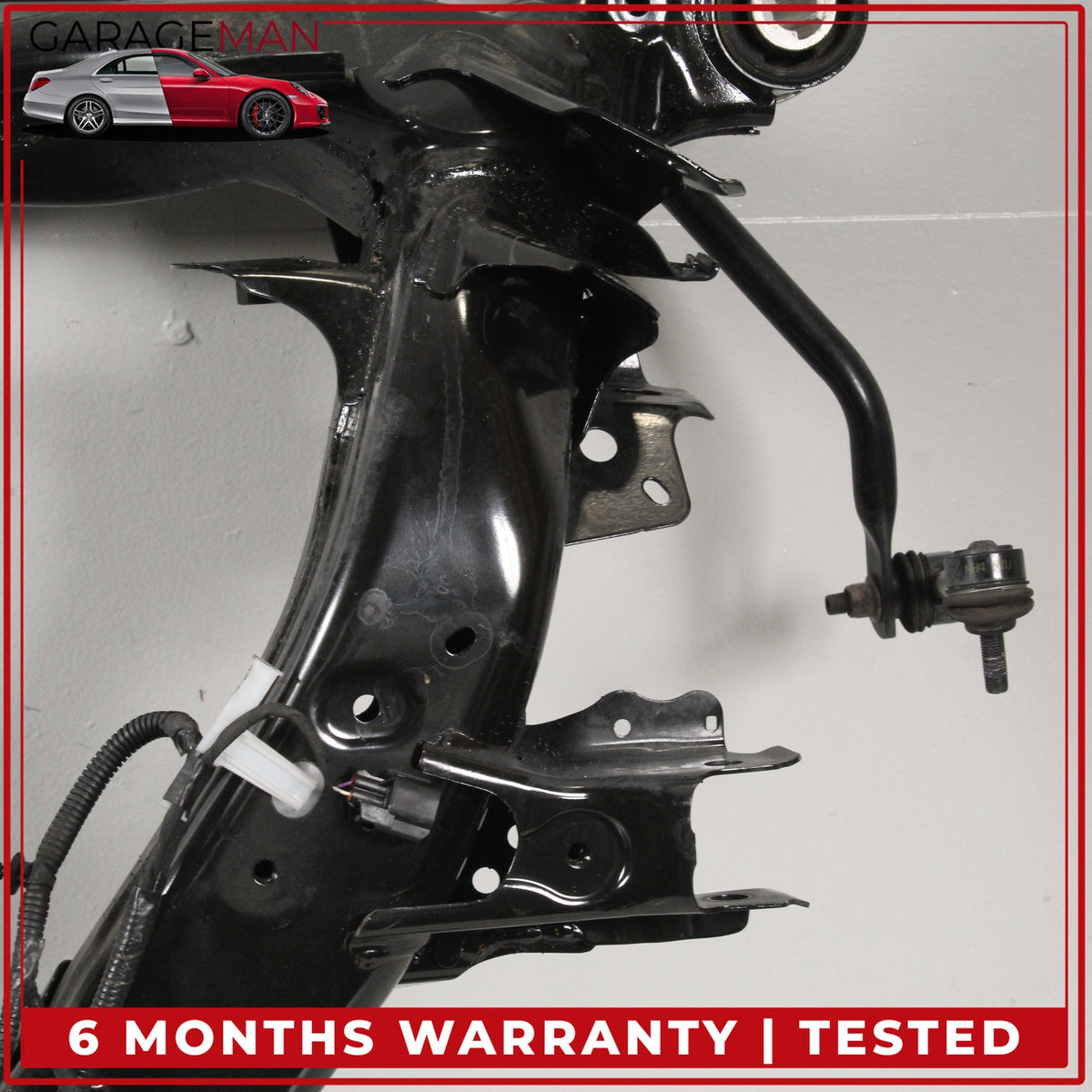 2017-2023 Tesla Model 3 Rear Subframe Crossmember w/ Sway Bar 104457500B OEM