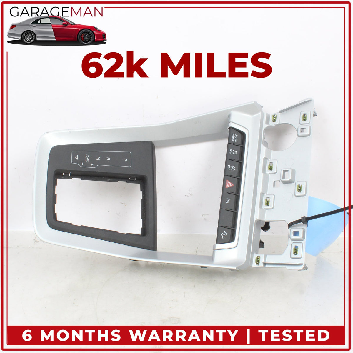2019-2025 Audi Q3 Emergency Hazard Light Control Switch Panel w/ Trim Cover OEM