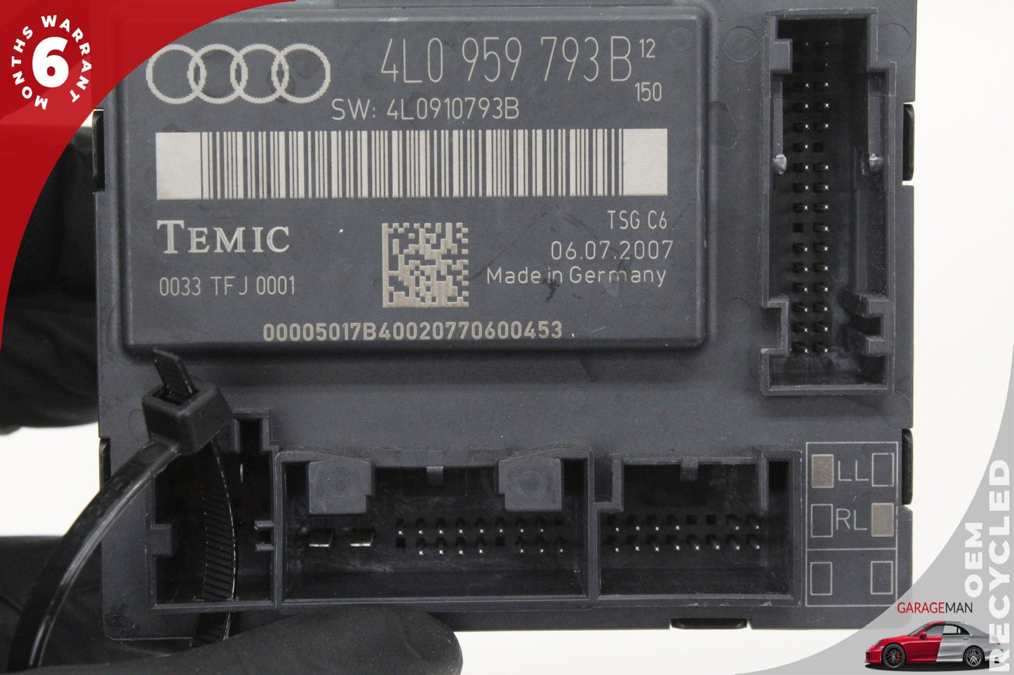 2007-2009 Audi Q7 Front Left Driver Side Door Control Module 4L0959793B OEM