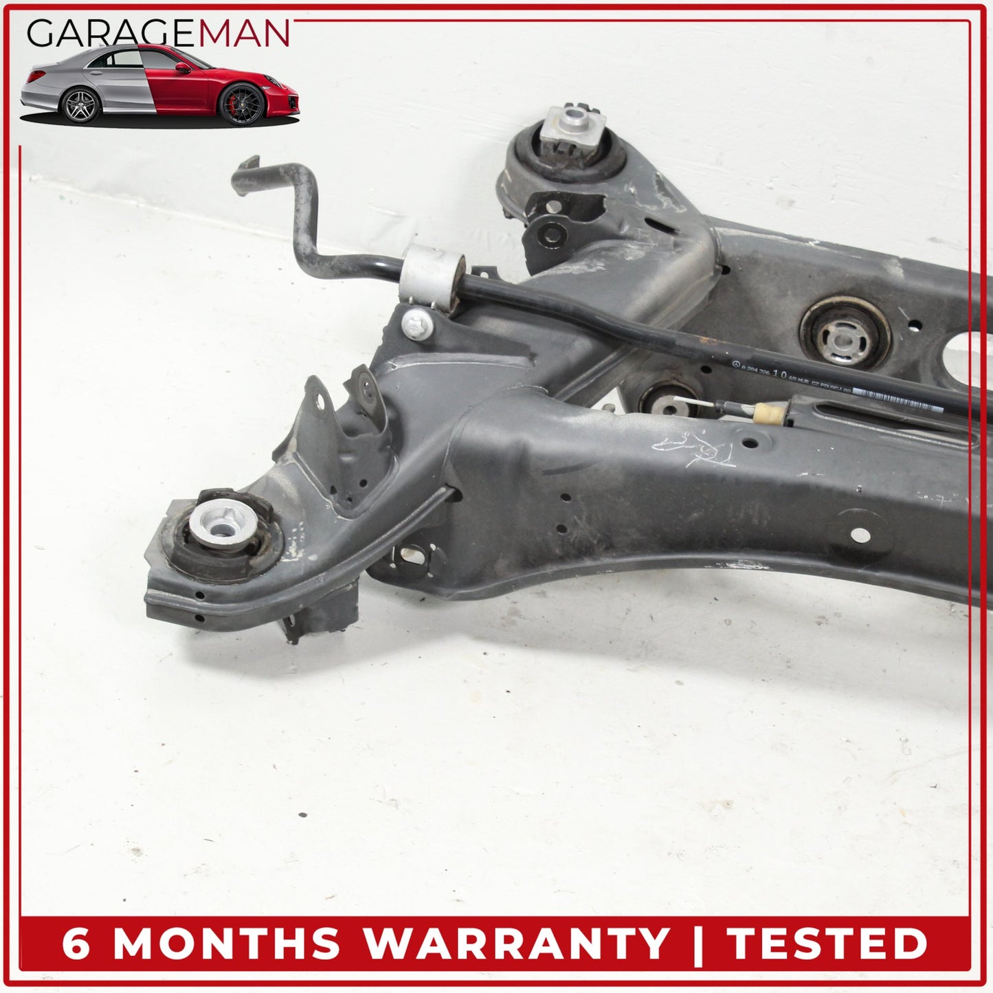 2008-2015 Mercedes W204 C250 Rear Subframe Crossmember w/ Anti Roll Sway Bar OEM