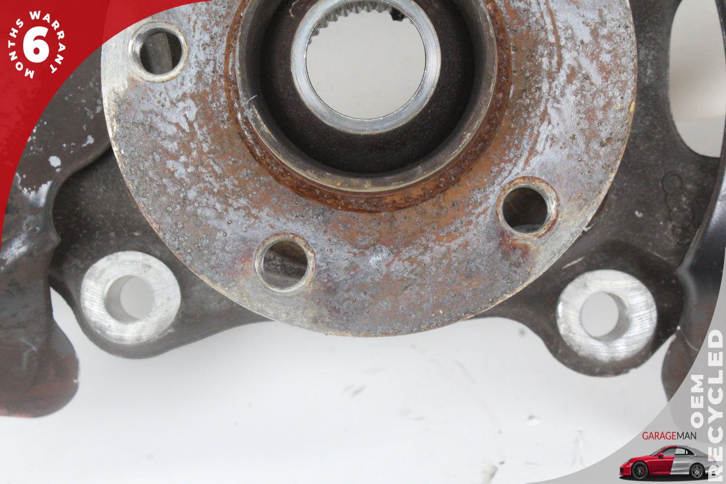 2009-2018 Audi A6 C7 AWD Front Right Spindle Knuckle Wheel Hub 4G0407242 OEM