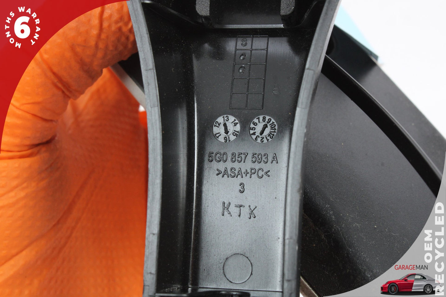 2015-2019 Volkswagen Golf MK7 Rear View Mirror 5G0857593A OEM