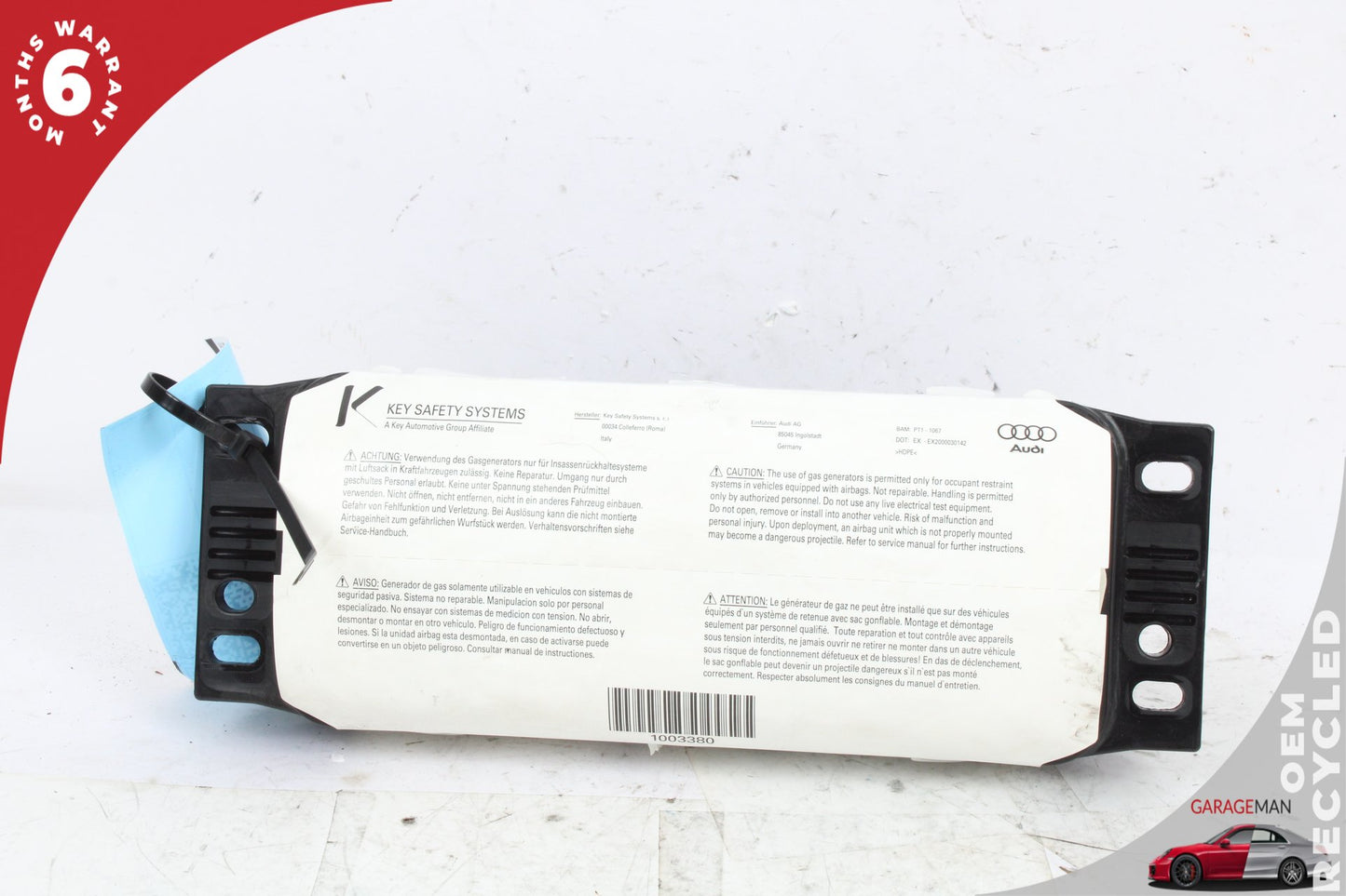 2007-2015 Audi Q7 Front Right Passenger Side Dash Air Bag Airbag 4L0880204D OEM