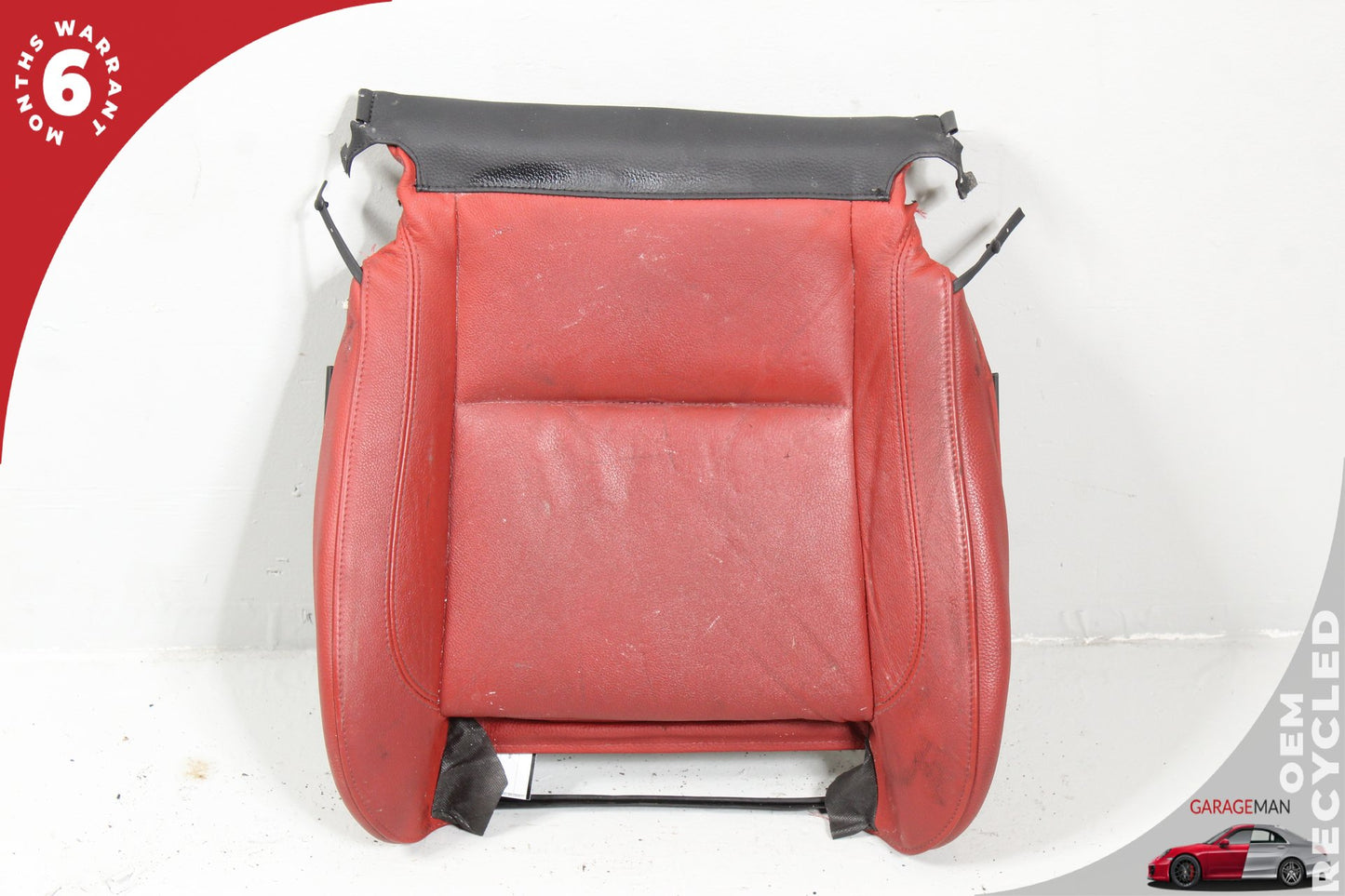 2007-2013 BMW 335is 328i Front Left Lower Bottom Seat Cushion Red 7253056 OEM