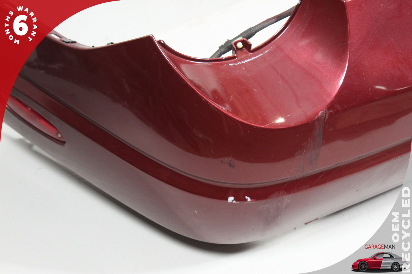 02-05 Ford Thunderbird Convertible Rear Bumper Cover Red 1W6Z17K835BAA