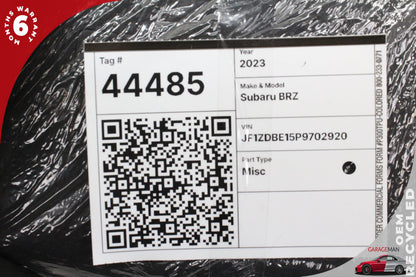 2023 Subaru BRZ ZD8 Sedan Owner Owners Manual Operator Booklet OEM