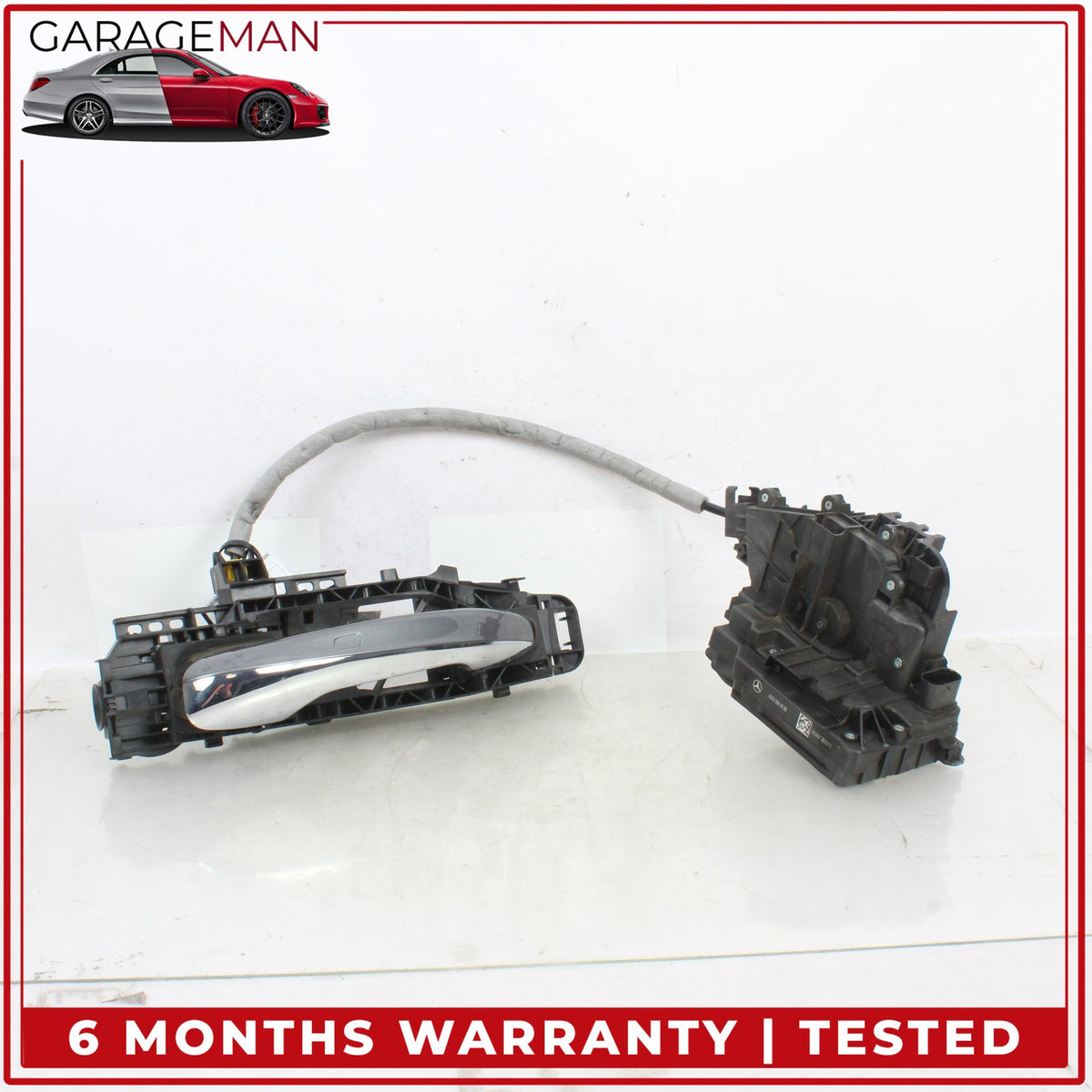 2017-2023 Mercedes W213 E300 Rear Left Exterior Door Handle w/ Lock Latch OEM