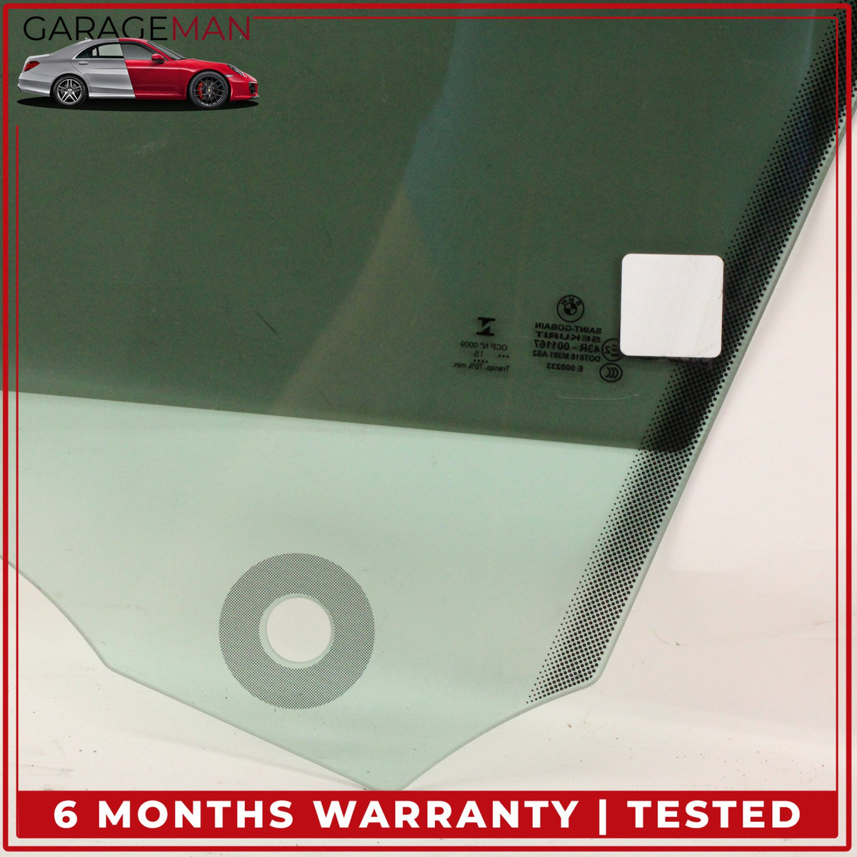 2014-2021 BMW M235i F22 Coupe Front Right Passenger Side Door Window Glass OEM