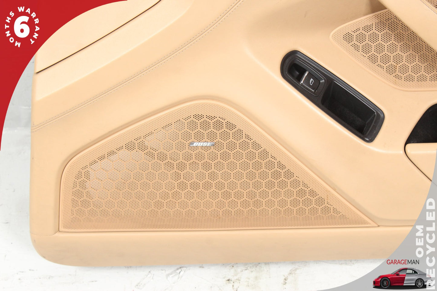 2010-2016 Porsche Panamera 970 Front Right Side Door Trim Panel Beige OEM