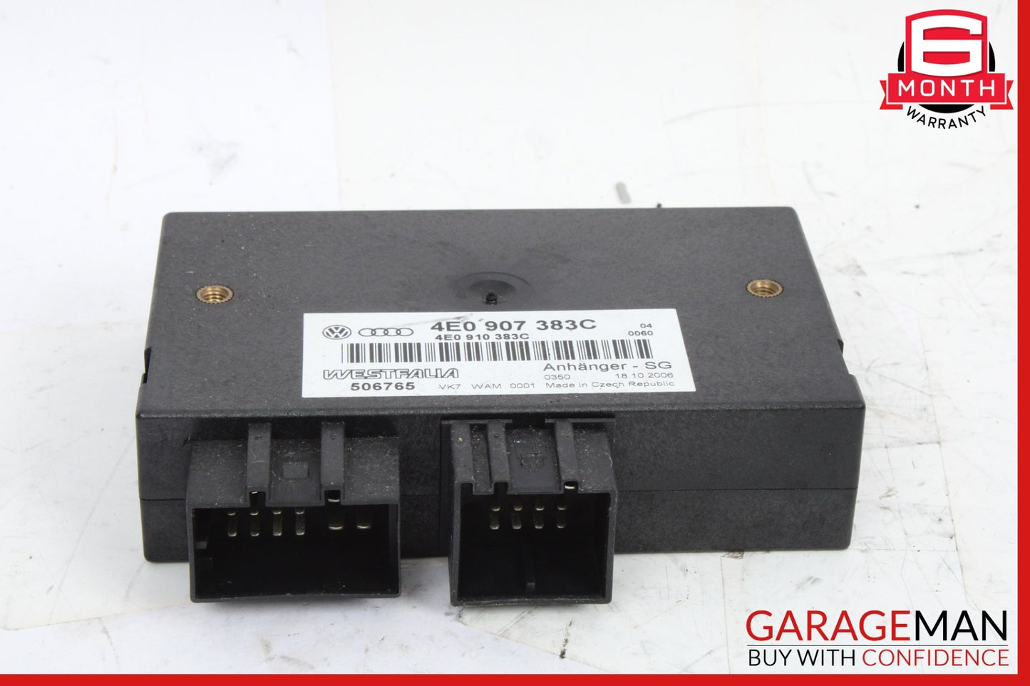 2007-2015 Audi Q7 Tow Hitch Control Module 4E0907383C Genuine OEM
