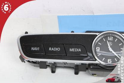 17-19 Mercedes-Benz E400 W213 Wagon Center Dash Hazard Control Switch w Clock 2138272000