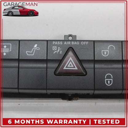 2006-2011 Mercedes W219 CLS550 Hazard Light Door Lock Control Switch Panel OEM