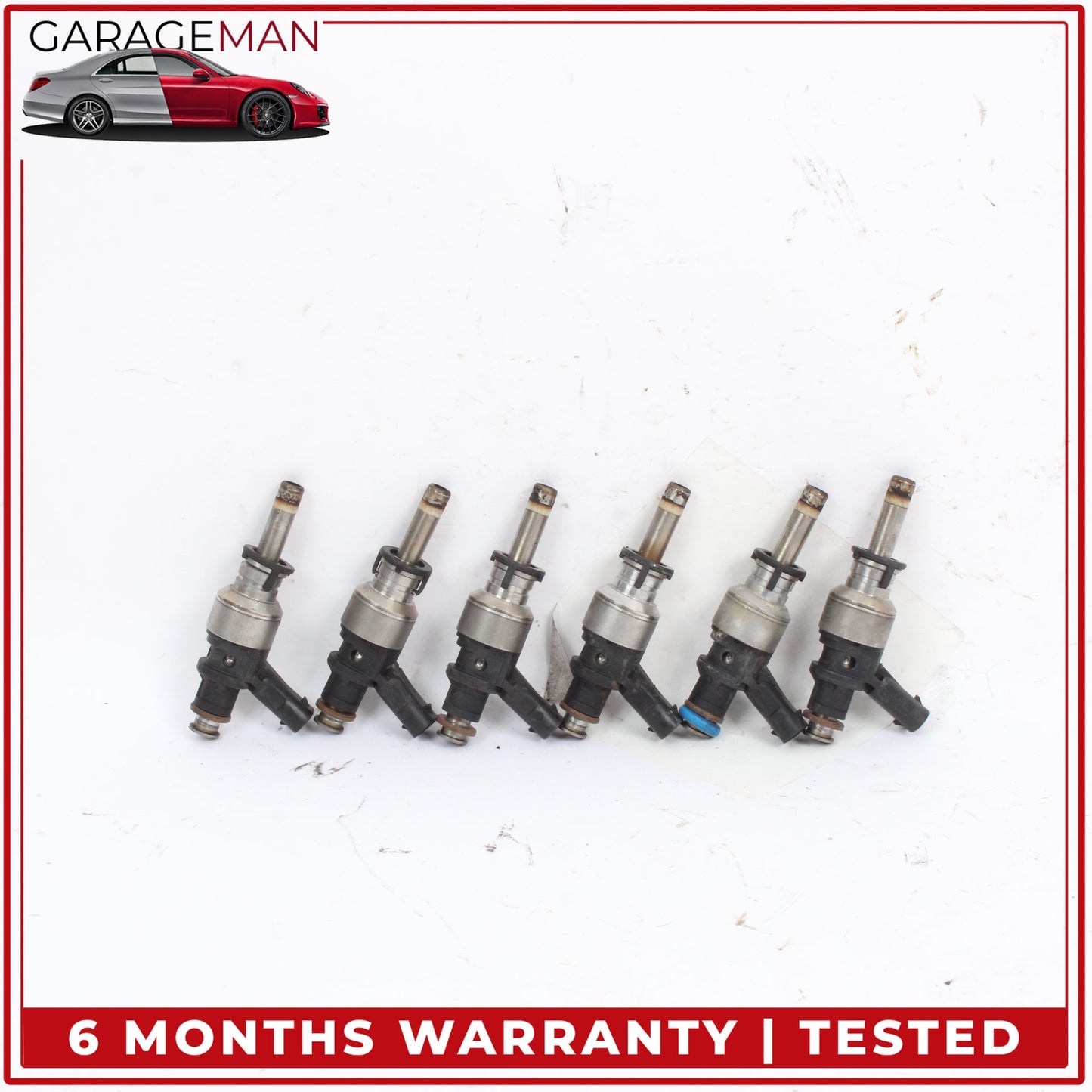 2011-2018 Porsche Cayenne 958 Audi Engine Fuel Injector Set of 6 106E036k OEM