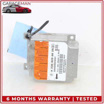 2003-2006 Mercedes R230 SL500 Airbag Air Bag Sensor Module 2308206626 OEM