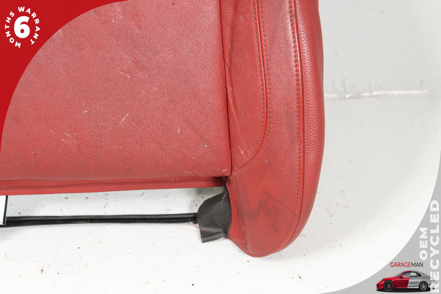 2007-2013 BMW 335is 328i Front Left Lower Bottom Seat Cushion Red 7253056 OEM