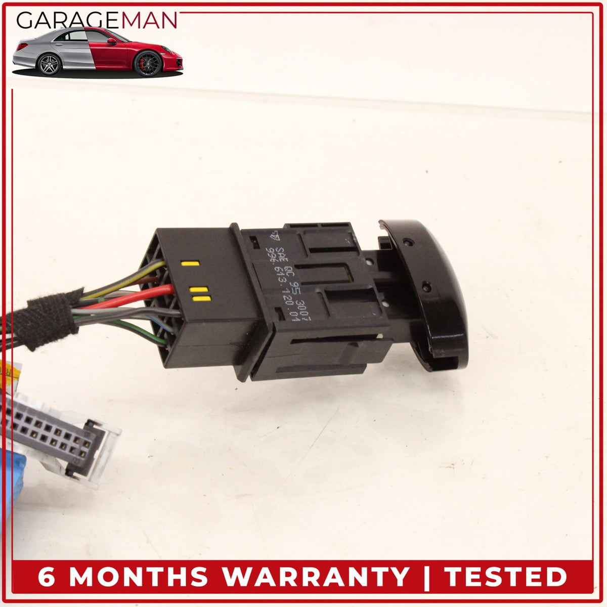 1997-2005 Porsche 911 Carrera Emergency Hazard Light Control Switch w/ Wire OEM