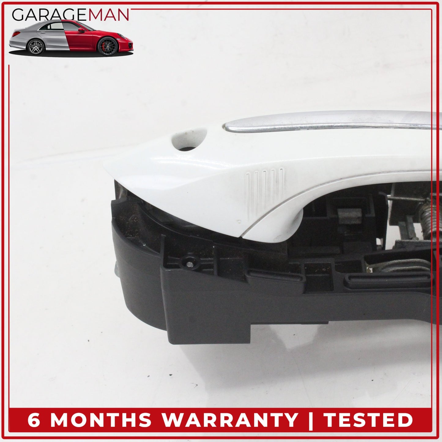 2011-2016 BMW 550i 535i Front Left Driver Side Exterior Door Handle White OEM
