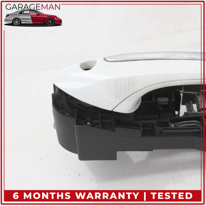 2011-2016 BMW 550i 535i Front Left Driver Side Exterior Door Handle White OEM