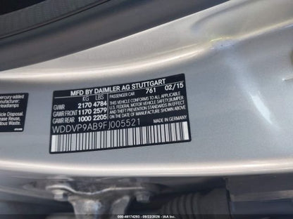 Parting Out- 2015 Mercedes-Benz B-Class Electric Drive W242- 263