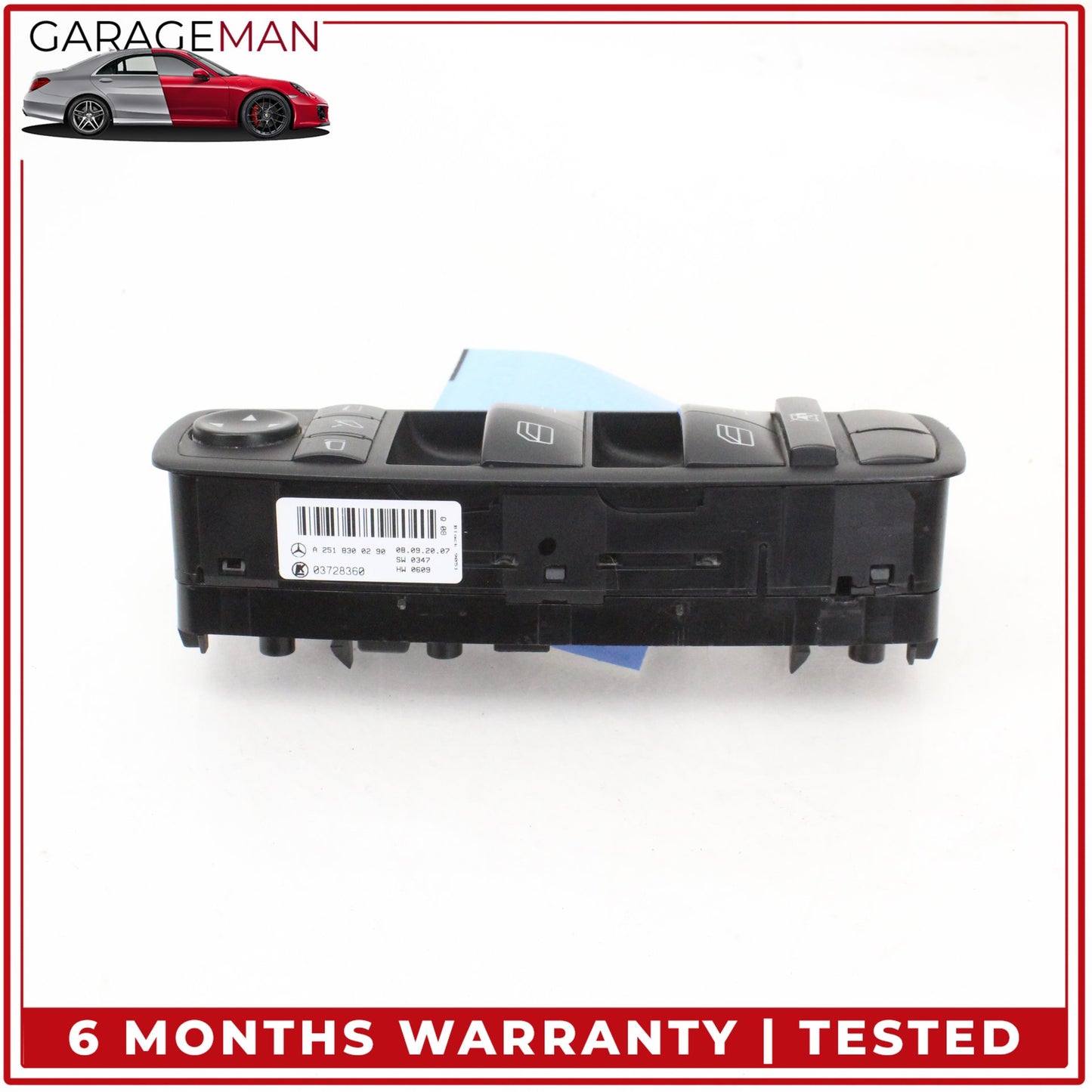 2009-2013 Mercedes W164 ML350 R350 Front Left Master Window Control Switch OEM