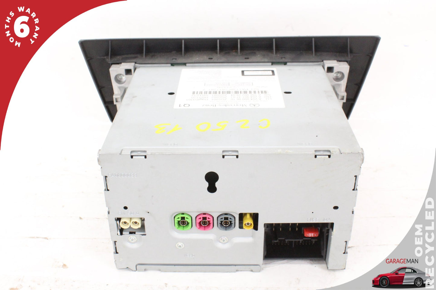 2012-2015 Mercedes-Benz C250 W204 Navigation Head Unit CD Audio 2049009610