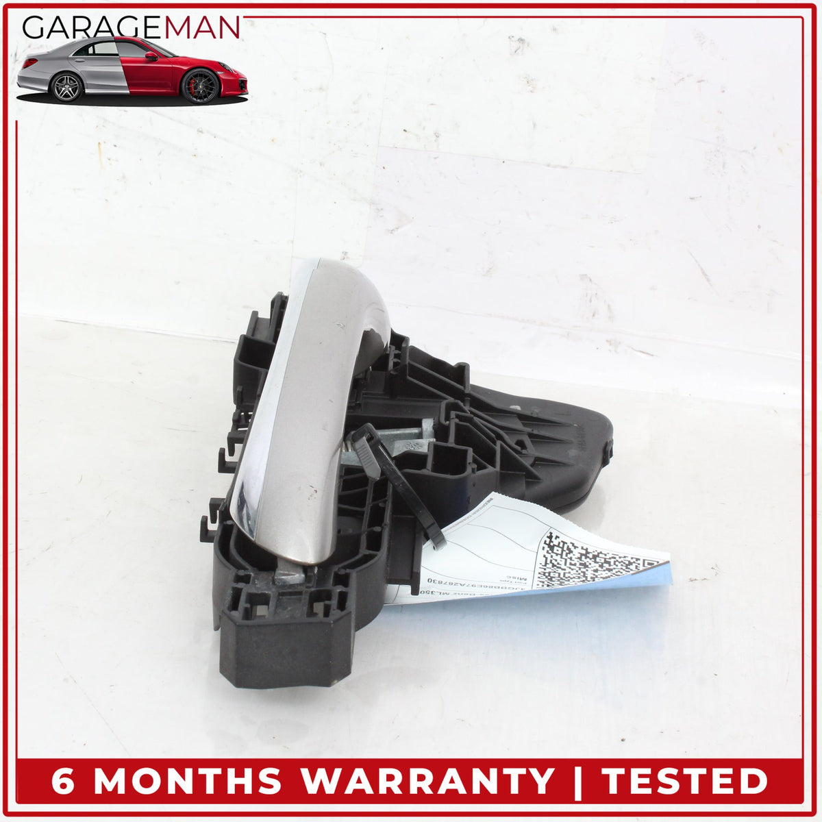 2006-2013 Mercedes W164 ML350 Rear Left Side Exterior Door Handle Silver OEM