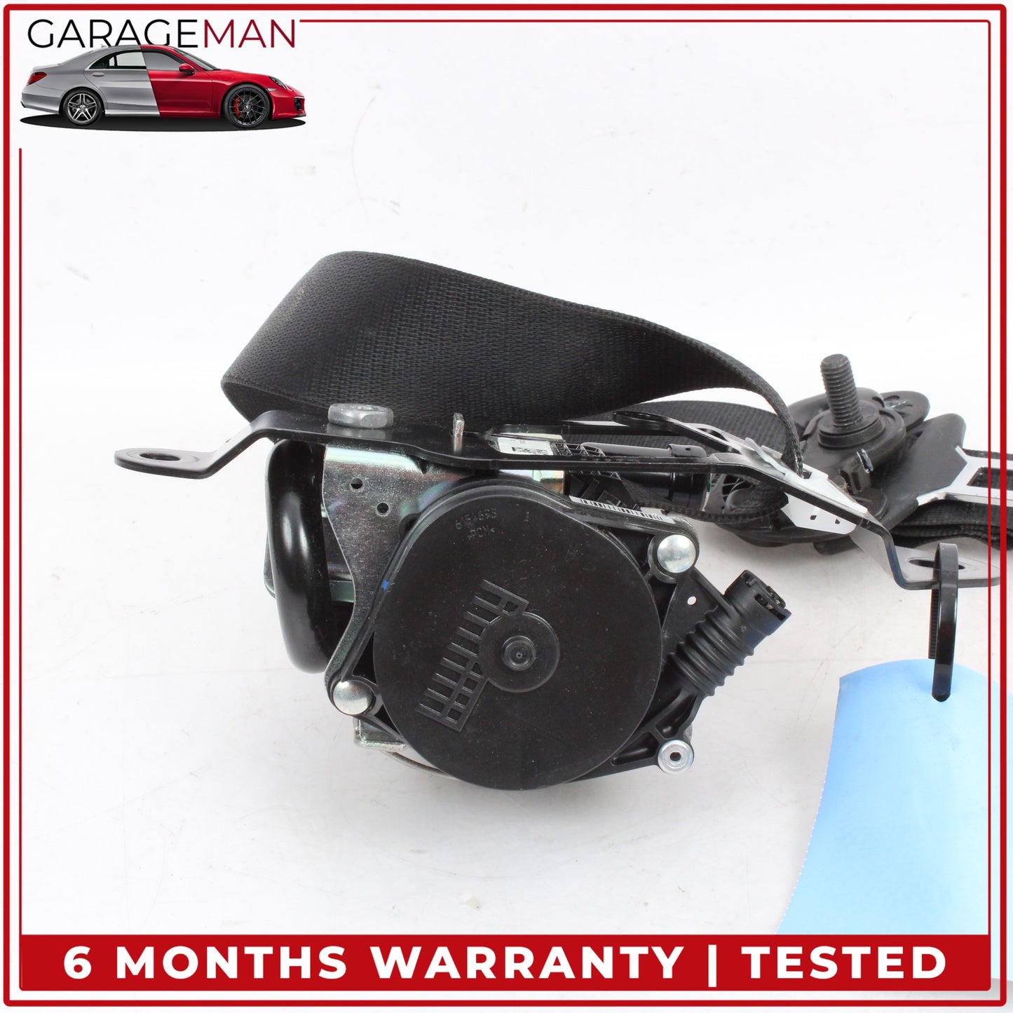 2014-2021 BMW i3 I01 Front Right Passenger Side Seat Belt Seatbelt Black OEM