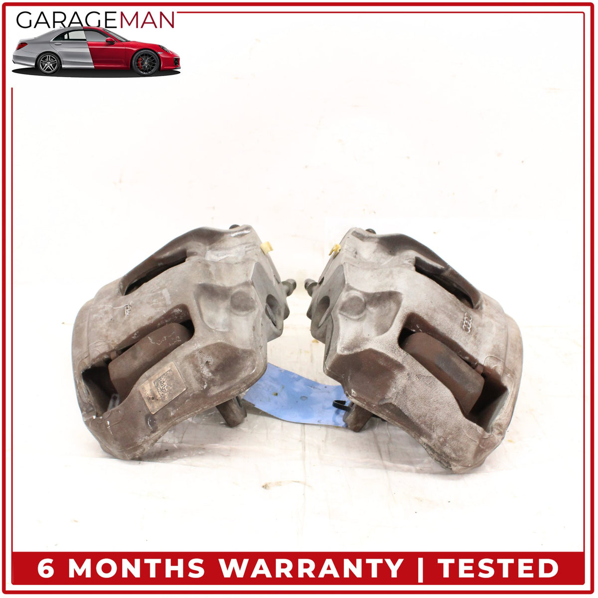 2012-2018 Audi A6 A7 Front Left and Right Side Brake Caliper Set 4G05BC OEM