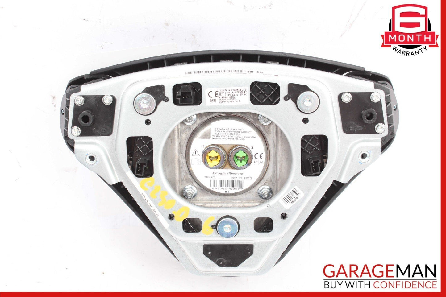 05-08 Mercedes R171 SLK350 C230 C350 Steering Wheel Air Bag Airbag Black
