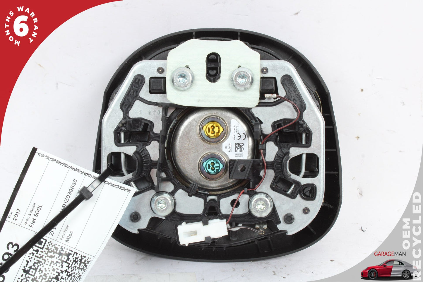 2014-2017 Fiat 500L Front Left Driver Side Steering Wheel Airbag Air Bag OEM