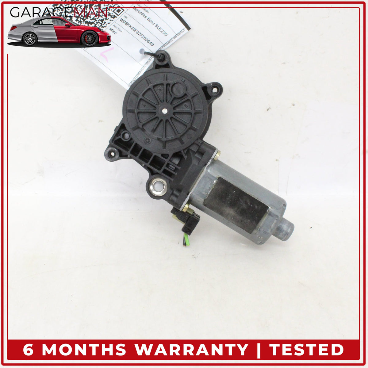 2001-2004 Mercedes-Benz SLK230 R170 Front Left Window Regulator Motor 2108204642