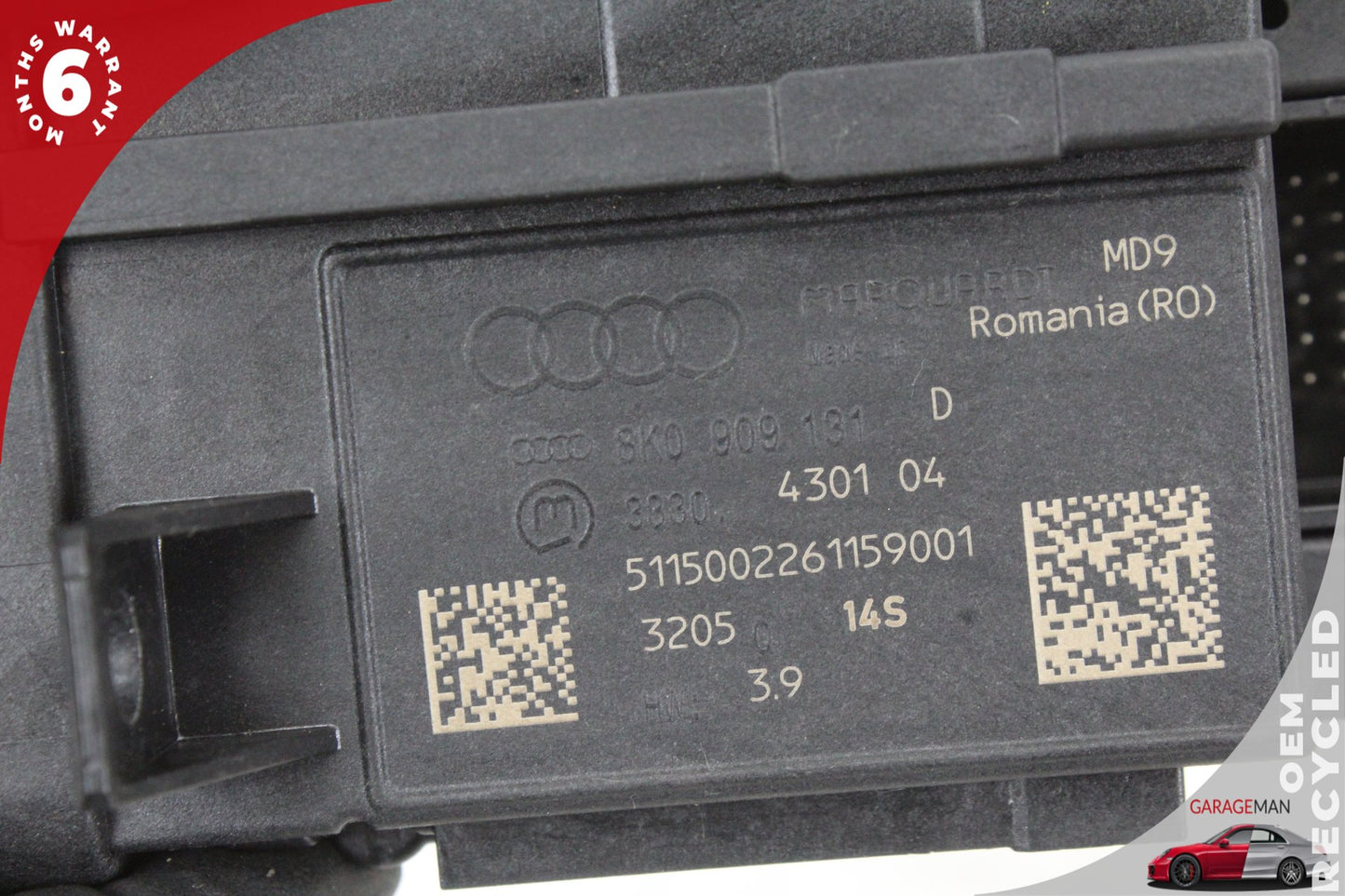 2009-2017 Audi SQ5 Ignition Switch Module w/ Remote Smart Key Fob 8K0909131D OEM