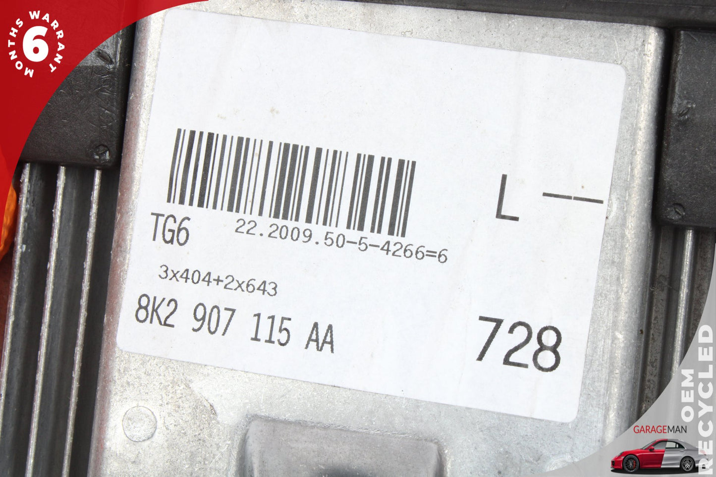 2009-2012 Audi A4 2.0L ECU ECM Engine Computer Control Module Unit 8K2907115AA