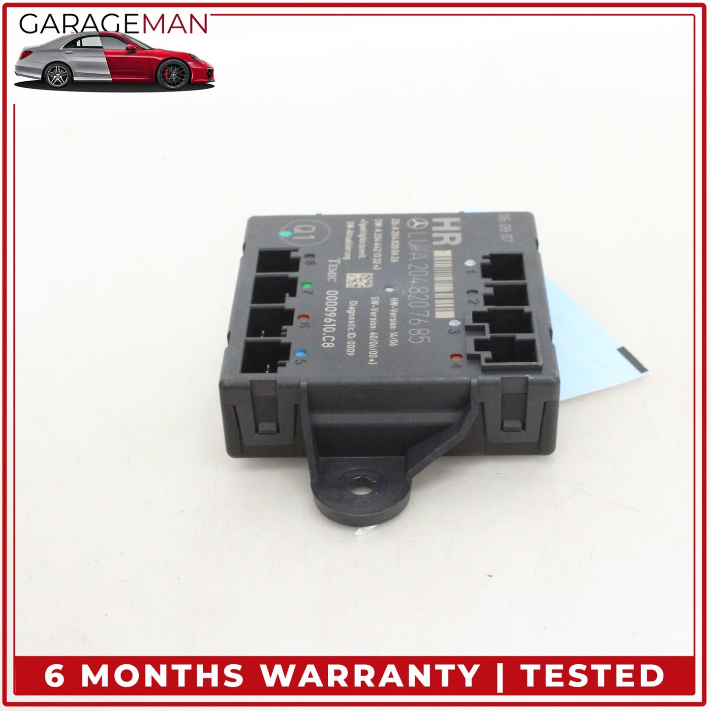 2008-2018 Mercedes-Benz C300 w204 Sedan Rear Right Passenger Side Door Control Module 2048207685 OEM