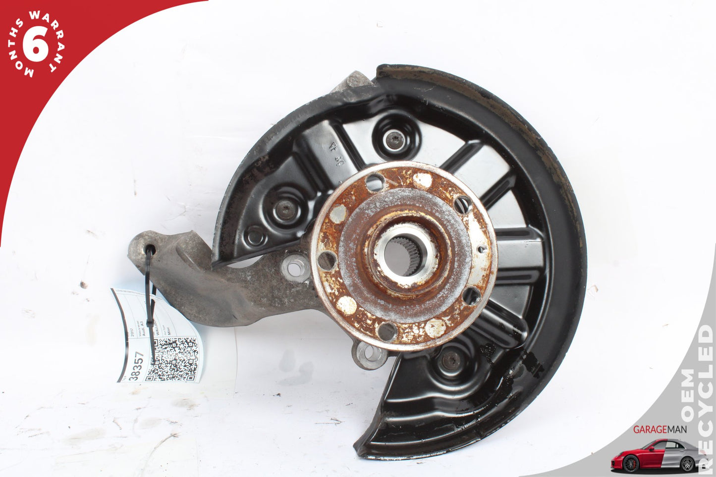 15-20 Audi A3 8V AWD 2 Rear Right Spindle Knuckle Wheel Hub 5Q0505436J Genuine