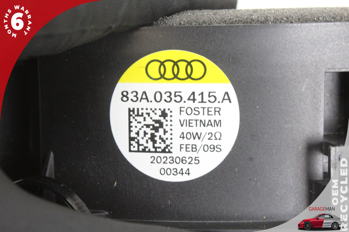 19-24 Audi A3 Sedan Front Left and Right Side Speaker Woofer Set  83A035415A