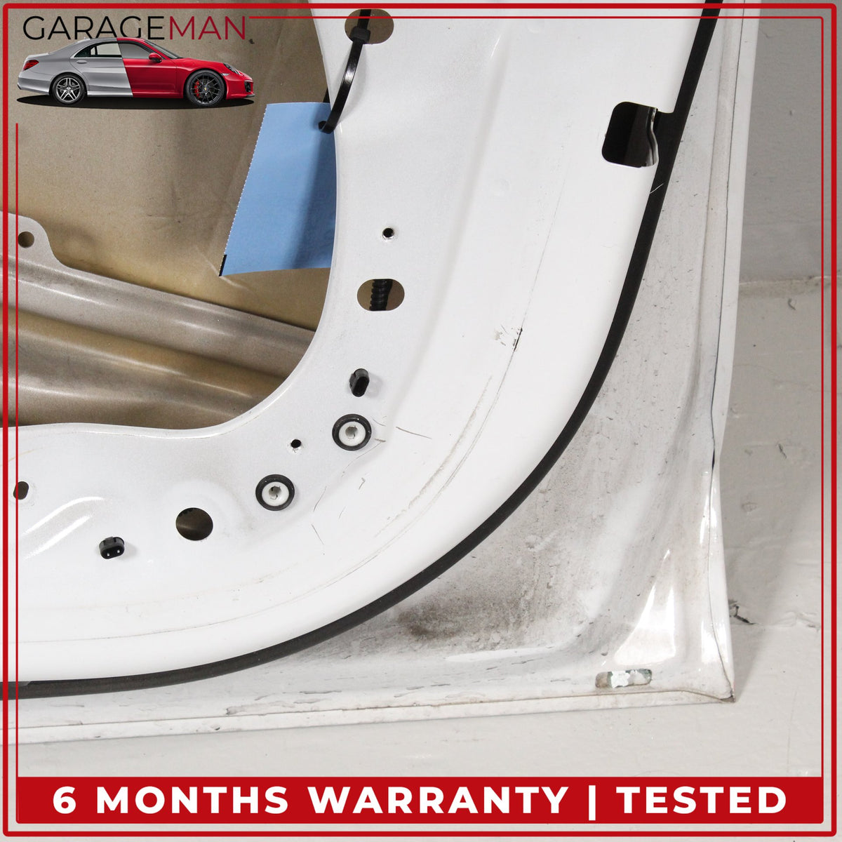 2017-2023 Tesla Model 3 Front Right Side Door Shell Pearl White 1081420E0C OEM