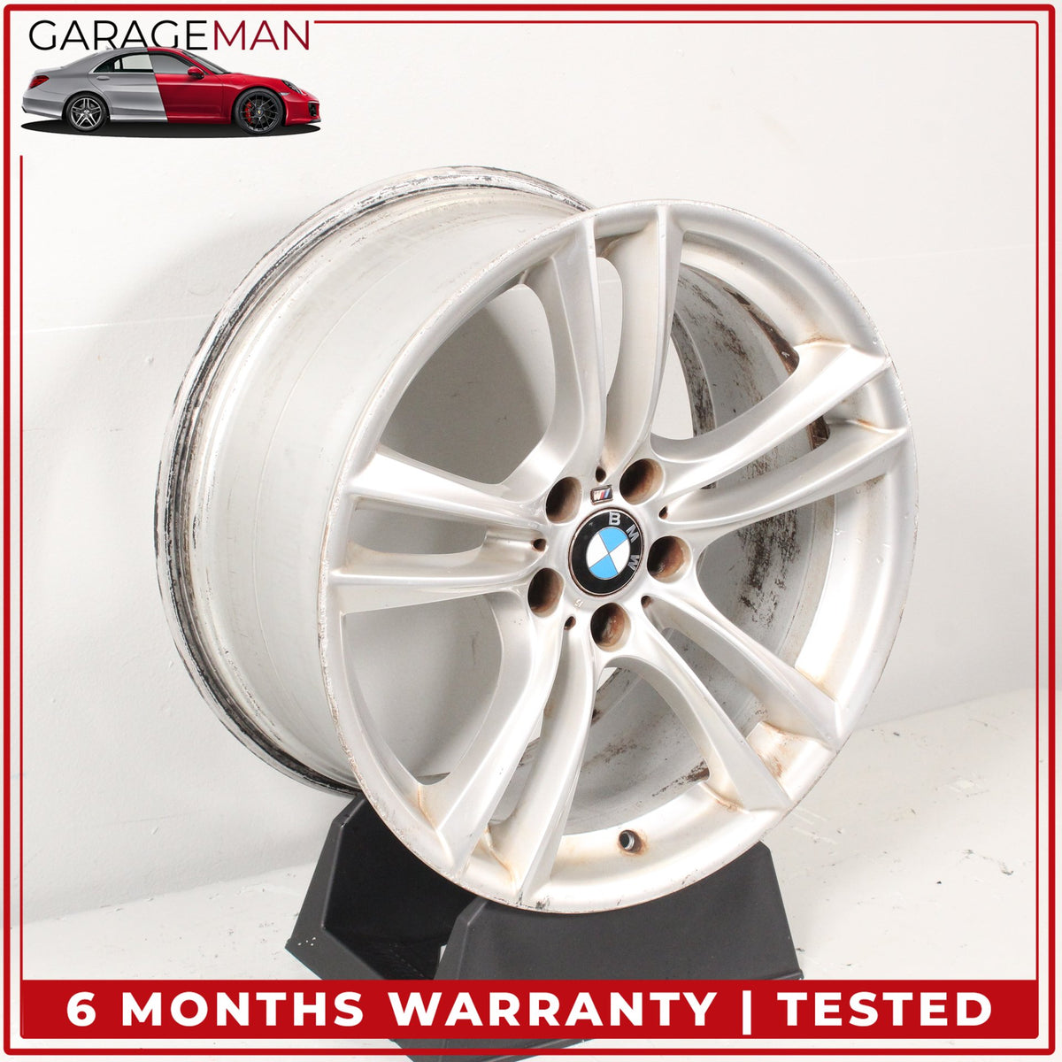 2009-2017 BMW 550i 535i 740i 750i Rear Wheel Rim 10JX20EH2 IS41 7841824 OEM