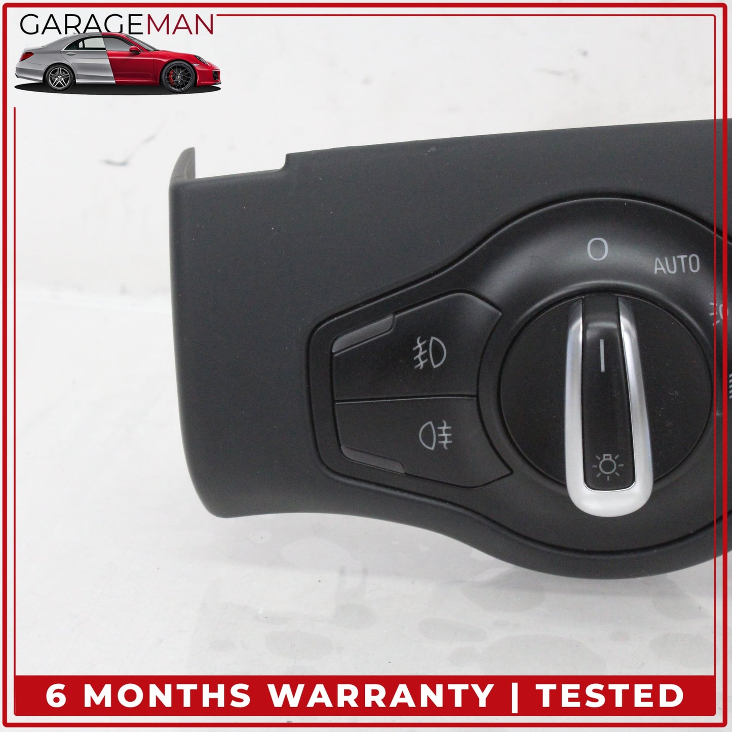 2009-2016 Audi A4 Front Left Headlight Control Switch w/ Trim 8K0941531AS OEM