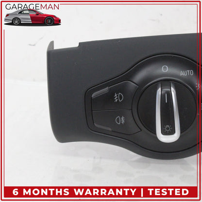 2009-2016 Audi A4 Front Left Headlight Control Switch w/ Trim 8K0941531AS OEM