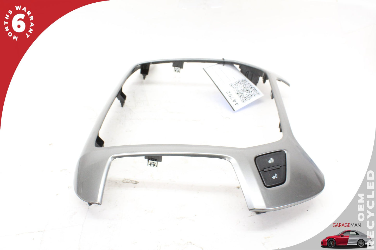 2014-2019 Chevrolet Silverado 1500 Center Dash Radio Trim w/ Seat Switch OEM