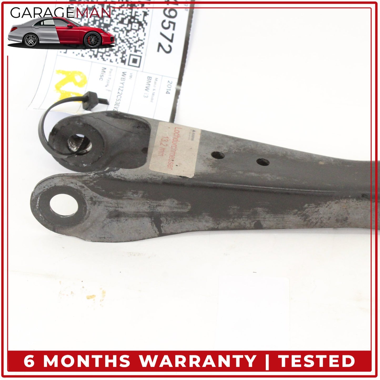 2014-2021 BMW i3 I01 Rear Left or Right Side Trailing Control Arm 6867880 OEM