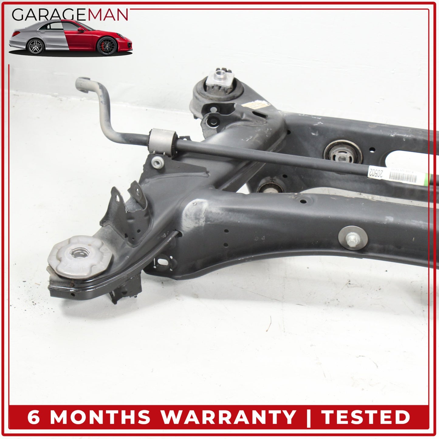 2015-2021 Mercedes W205 C300 Rear Sub Frame Subframe Crossmember w/ Sway Bar OEM