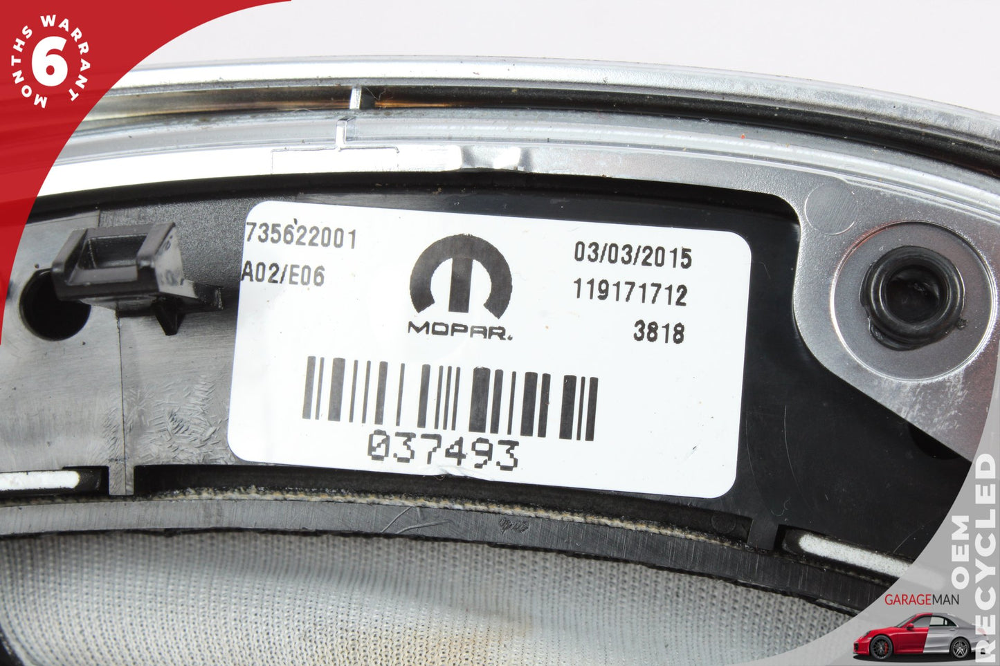 2014-2017 Fiat 500L Center Console Trim Bezel Gear Shifter Indicator w/ Boot OEM