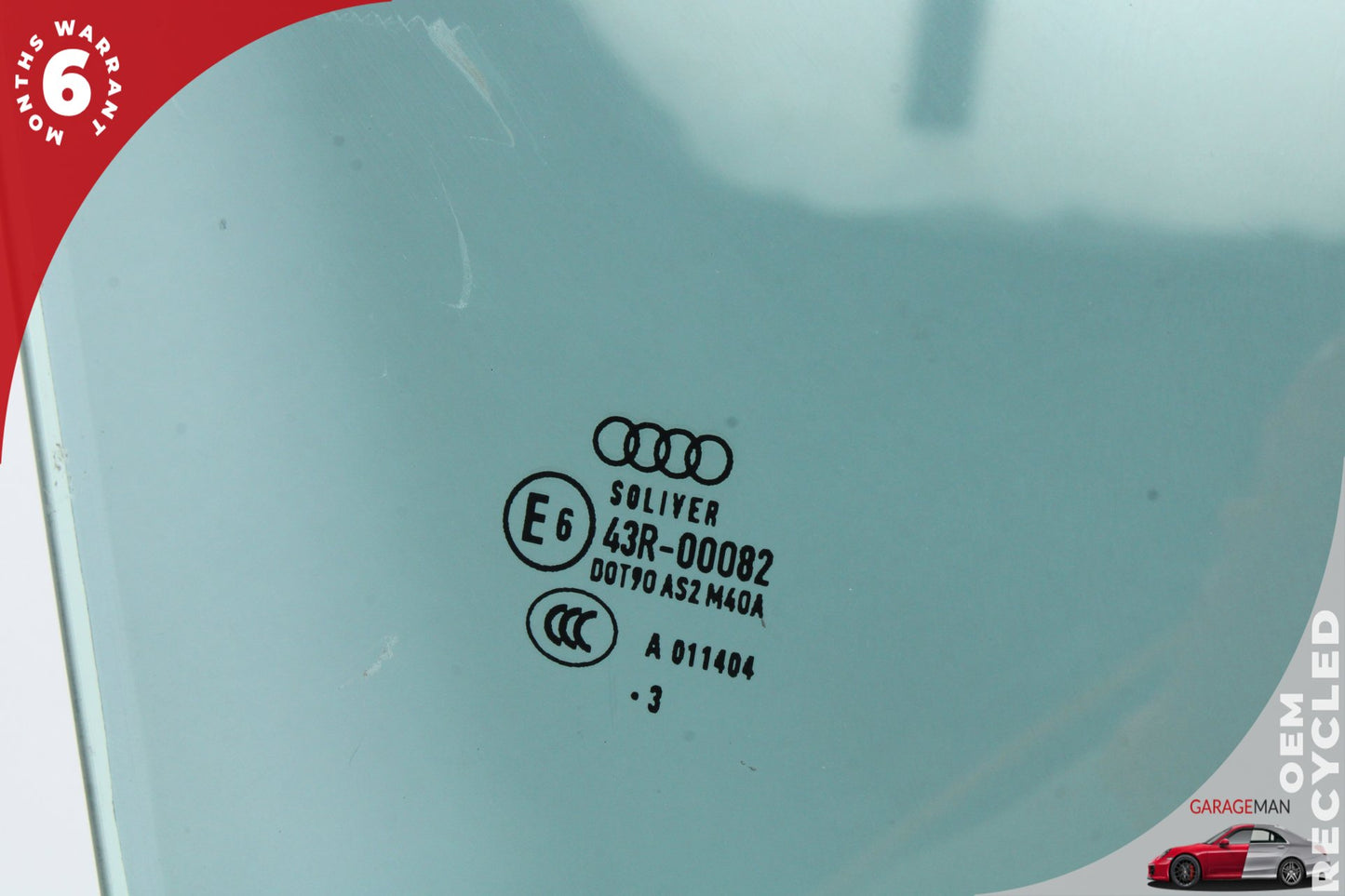2008-2015 Audi TT 8J Front Right Passenger Side Window Glass 8J8845202A OEM