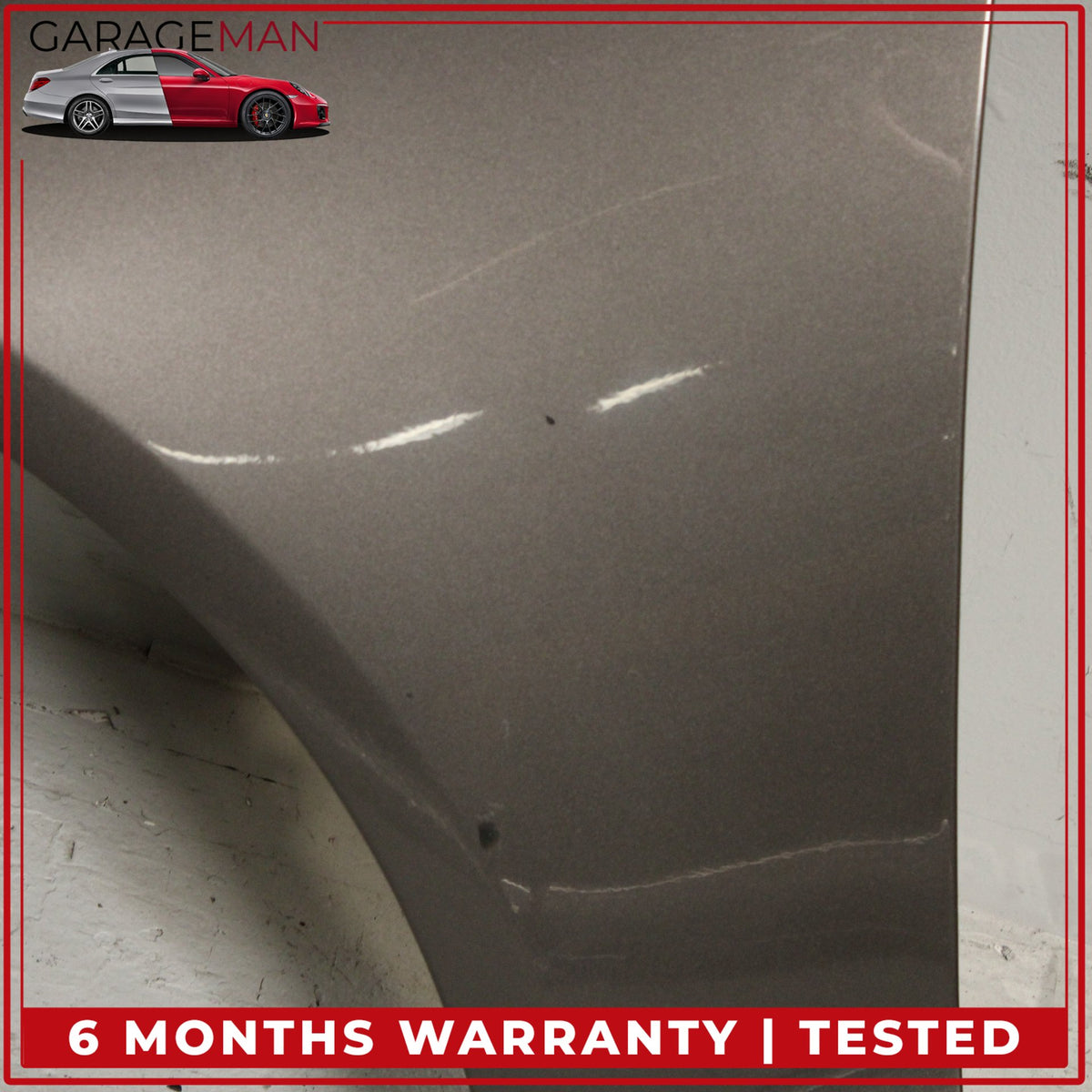 2012-2018 Audi A6 S6 Front Left Driver Side Fender Wing Panel Gray Metallic OEM