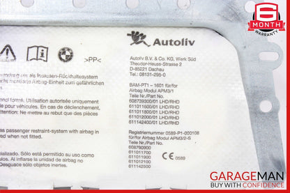 11-16 BMW 528i 535i 550i Front Right Passenger Side Airbag Air Bag OEM