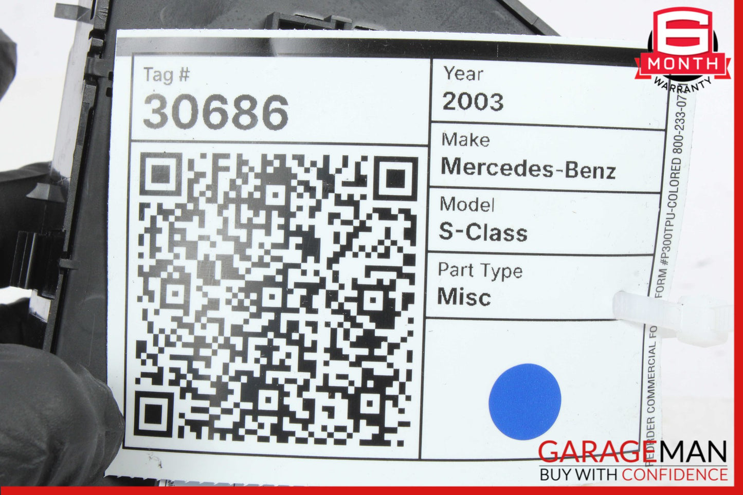 2000-2006 Mercedes W220 S55 AMG Rear Left Seat Control Module 2208216279 OEM
